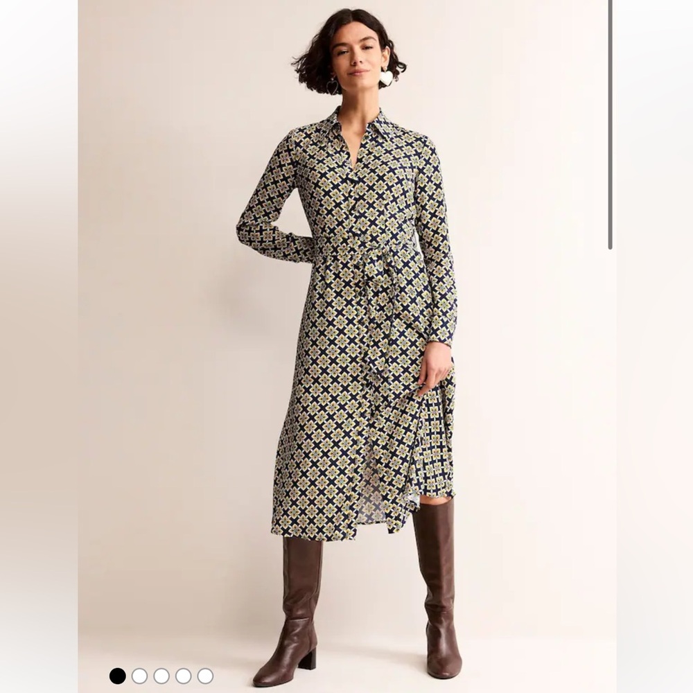 Boden Kate Midi Shirt Dress, 4R